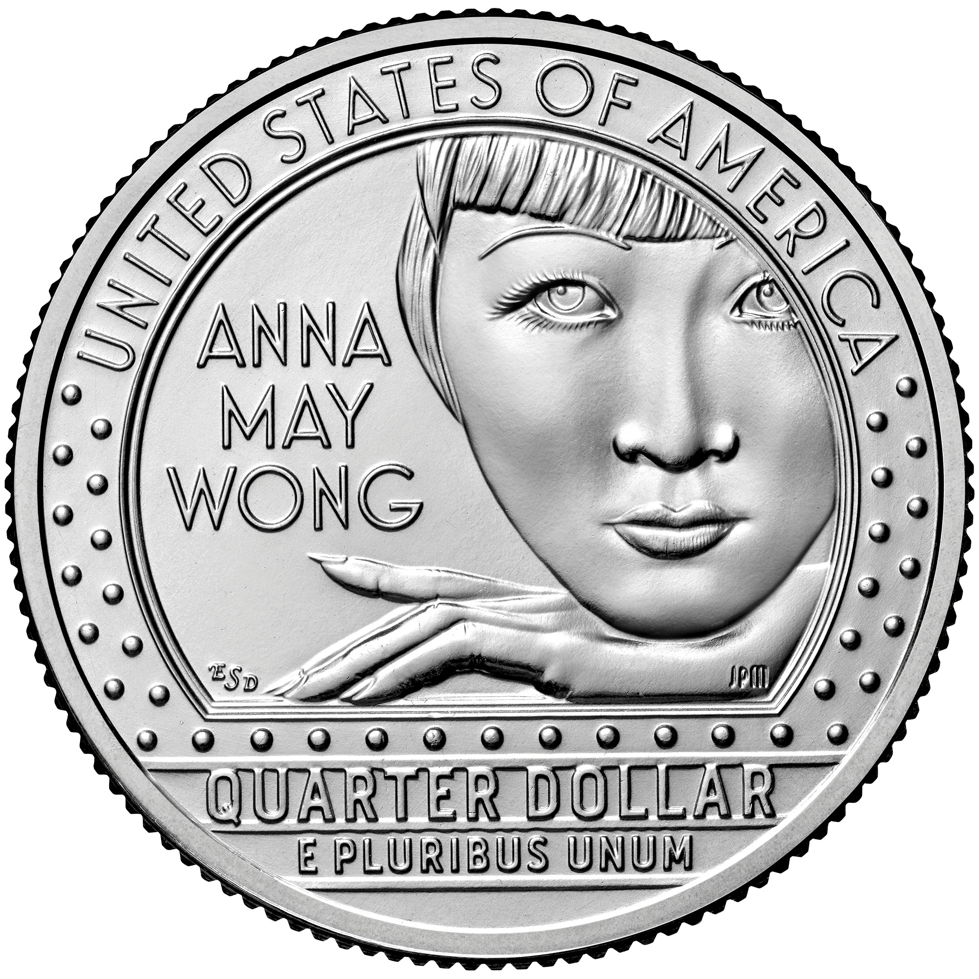 American Women quarters — reverse, Anna May Wong