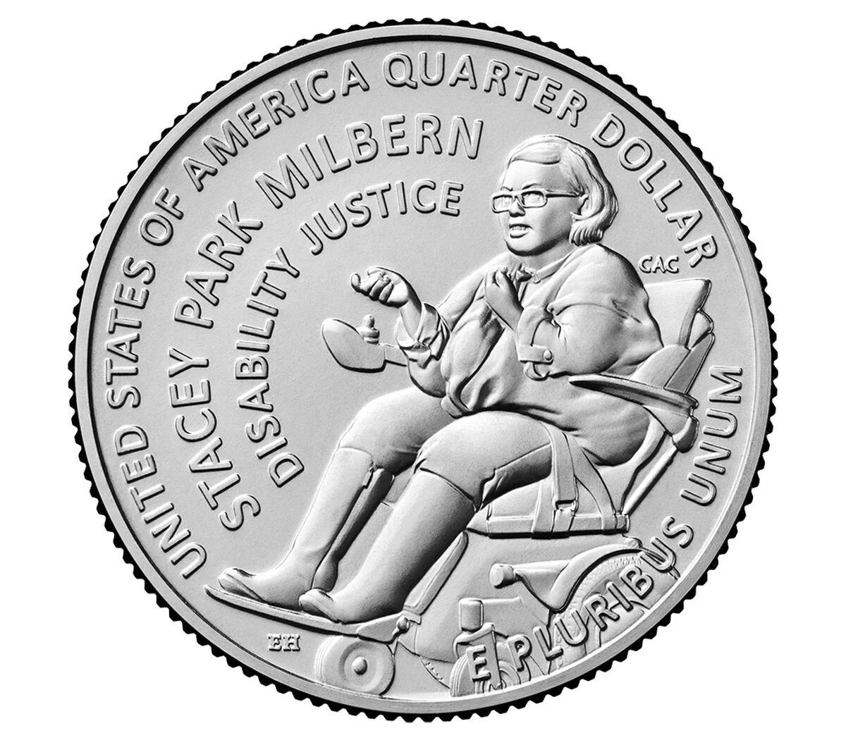 American Women quarters — reverse, Stacey Milbern