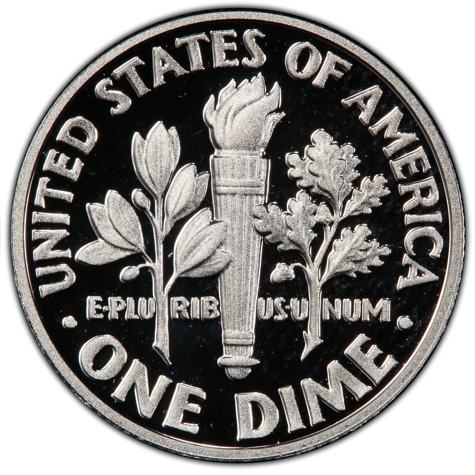 Roosevelt dime (1946–) — реверс